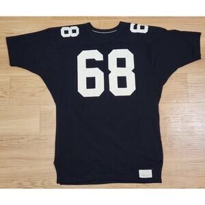 Vintage Russell Southern Co. #68 Black & White Jersey 60's Size 42 Athletic